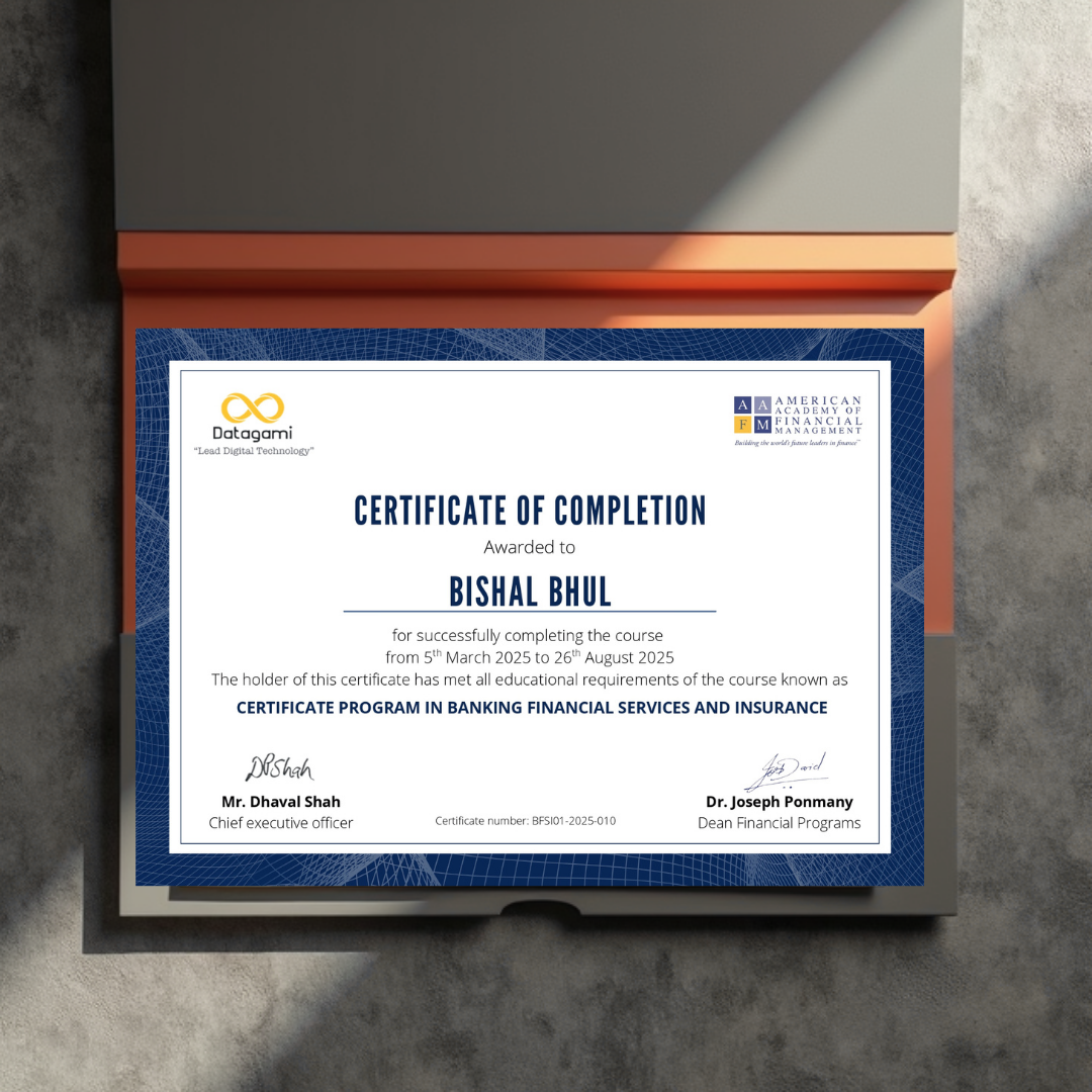 Certificate of Completion – CP BFSI