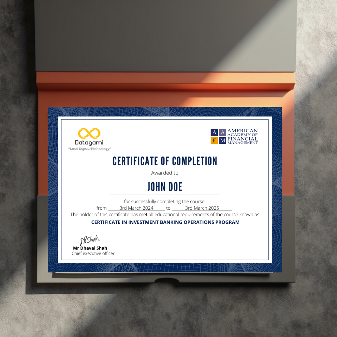 Certificate in Investment Banking Operations Program (IBOP)